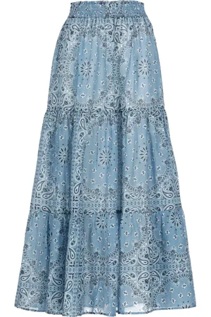 MC2 SAINT BARTH Voile Bandanna Skirt with Flounce