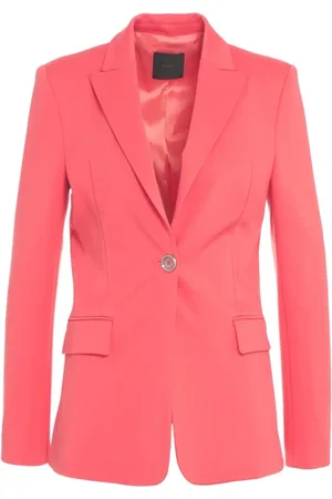Pinko Blazers, female, , M, Red Blazer with Peaked Lapels