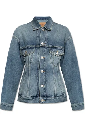 Balenciaga Denim Jackets, female, , XS, Denim Jacket with Vintage Effect