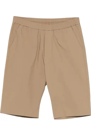 BARENA Knee-length poplin Bermuda shorts with elastic waist