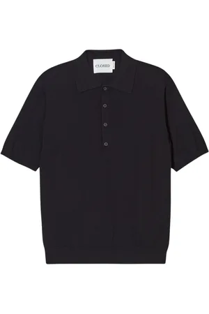 Closed Polo Shirts, male, , XL, Short-sleeve cotton jersey polo with 4 buttons