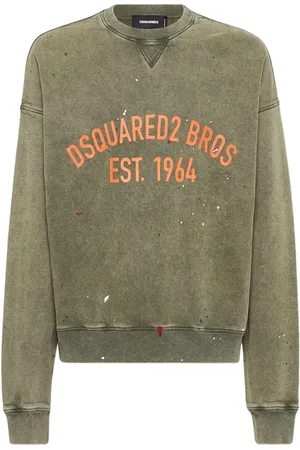 Dsquared2 Sweatshirts, male, , S, Marble Dye Sweatshirt Ss25