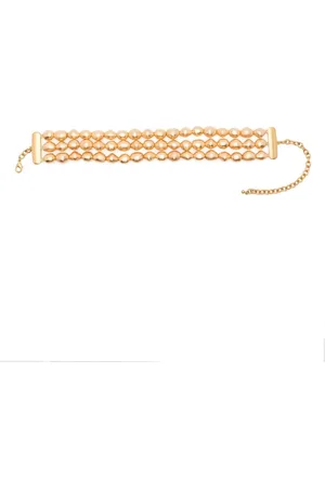 Cult Gaia Necklaces, female, , ONE SIZE, Gold Bead Chain Multi-Chain Necklace