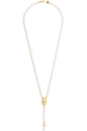 Vivienne Westwood Necklaces, female, , ONE SIZE, Gold Bead Chain Necklace