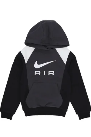 Nike Sweatshirts, male, , XS, Air Logo Hoodie Anthracite/Black/White