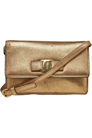 Salvatore Ferragamo Pre-owned Cross Body Bags, female, , ONE SIZE, Pre-owned Leather shoulder-bags