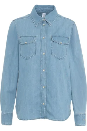 Liu Jo Denim Shirt with Kent Collar