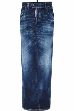 Dsquared2 Maxi Skirt with Front Split
