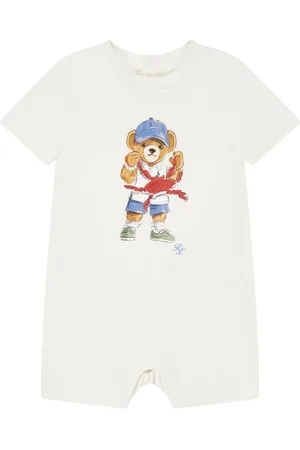 Ralph Lauren Baby Boys Bear Romper in