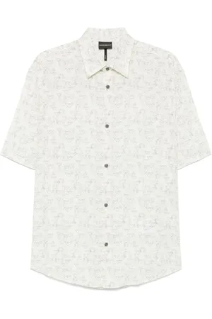 Emporio Armani Classic Collar Short Sleeve Shirt