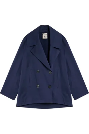 SEMICOUTURE Blazers, female, , XS, Double-breasted caban jacket with patch pockets
