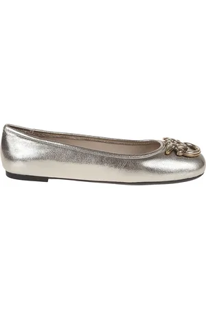 Pinko Metallic Ballerinas for Women