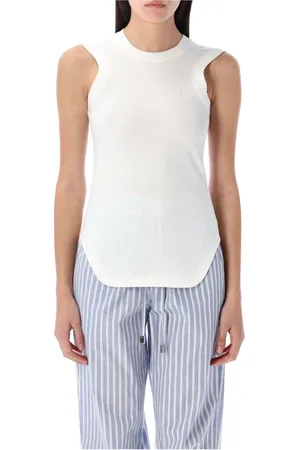 The Attico Sleeveless Tops, female, , XS, Ribbed Tank Top Ss25