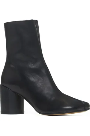 Maison Margiela Heeled Boots, female, , 8 UK, Stitch-out Leather Ankle Boots