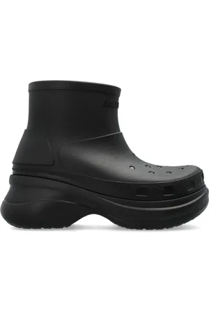 Balenciaga Rain Boots, male, , 6 UK, Platform Boots with Embossed Logo