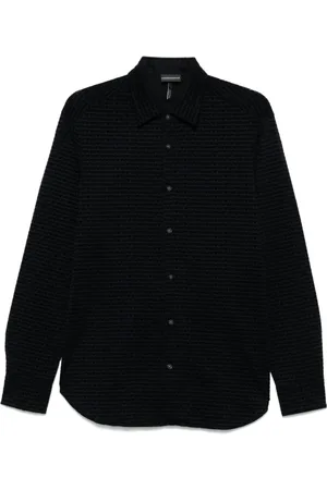 Emporio Armani Casual Shirts, male, , S, Button-Up Shirt Cutaway Collar