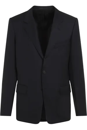 Lanvin Blazers, male, , XL, Blue Wool Jacket for Men