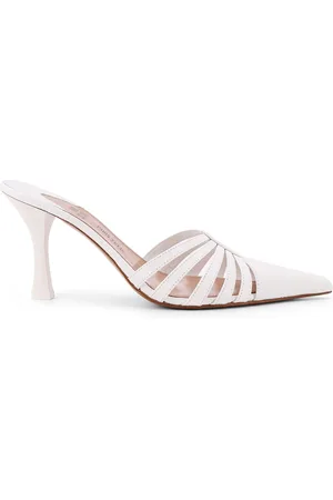 PARIS TEXAS Heeled Mules, female, , 6 UK, Leather Stiletto Heel Sabot