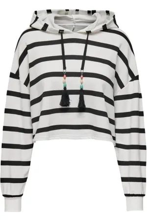 ONLY Hoodies, female, , S, Long Sleeve Hoodie with Stripes