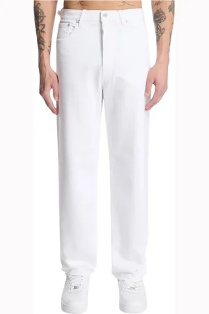 haikure Straight Jeans, male, , W35, Straight Wide Leg Jeans with Adjustable Waistband