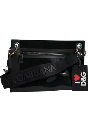 Dolce & Gabbana PVC Leather Pouch Shoulder Strap Bag