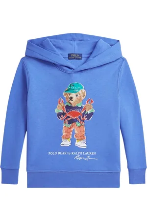 Ralph Lauren Sweatshirts, male, , 4 Y, Boys Polo Bear Hoodie in