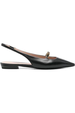 Emporio Armani Flat Shoes with Slingback Strap