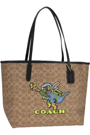Coach Pre-owned Tote Bags, female, , ONE SIZE, Pre-owned Leather shoulder-bags