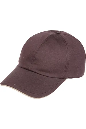 ELEVENTY Jersey and Suede Baseball Hat