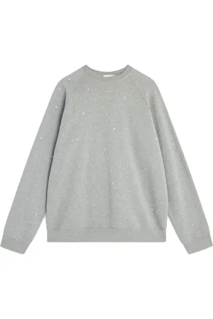 SEMICOUTURE Raglan Sleeve Embroidered Sweatshirt