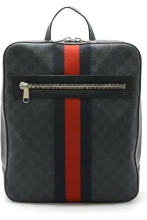 Gucci Pre-owned Backpacks, male, , ONE SIZE, Pre-owned Canvas backpacks