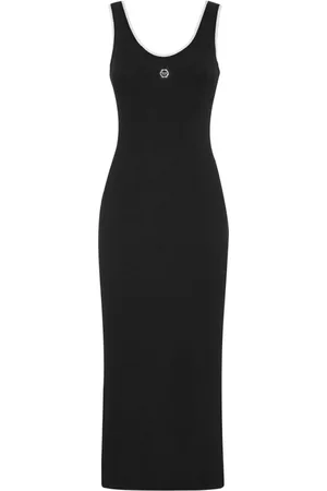 Philipp Plein Maxi Dresses, female, , L, Elegant Dress with Floral Pattern