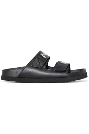 Palm Angels Leather Double-Strap Sandals