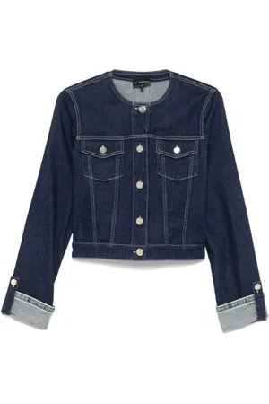 Emporio Armani Coats with Front Button Fastening