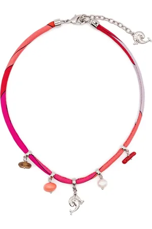 Emilio Pucci Necklaces, female, , ONE SIZE, Chic Logo Charm Jewelry Piece