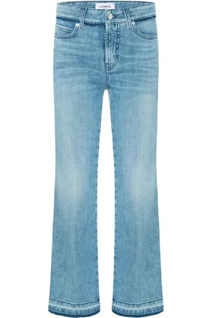 Cambio Boot-cut Jeans, female, , L, Wide-leg denim trousers with pockets