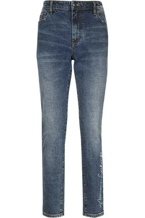 Armani Exchange Indigo Denim Slim-fit Jeans
