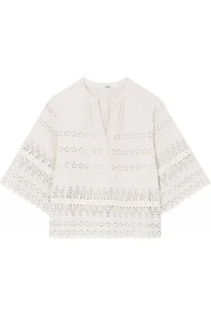 gustav Blouses, female, , L, Blouse with Embroidered Details