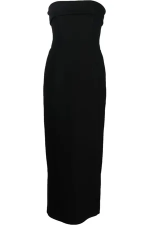 Ilkyaz Ozel Maxi Dresses, female, , L, Sleeveless Long Dress with Turn-Up Detail