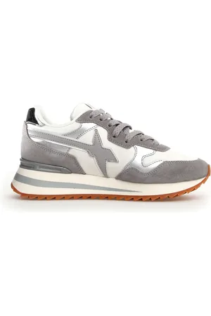 W6YZ Sneakers, female, , 5 UK, Grey Animal Print Trainers for Women