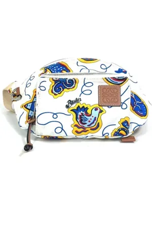 Loewe Pre-owned Cross Body Bags, female, , ONE SIZE, Pre-owned Cotton crossbody-bags