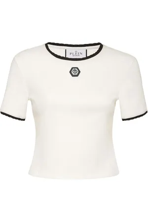 Philipp Plein T-Shirts, female, , S, Casual Cotton T-Shirt in Black