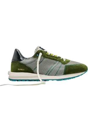 Hidnander Sneakers, male, , 7 UK, Mesh and Suede Trainers with Leather Heel