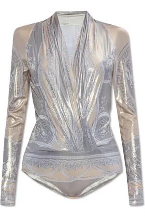 VERSACE Bodysuit with deep neckline