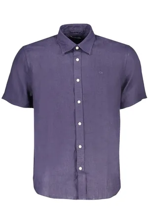 North Sails Short Sleeve Shirts, male, , S, Linen Shirt with Short Sleeves