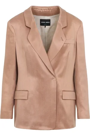 Giorgio Armani Red Clay Blazer Viscose Cupro Blend