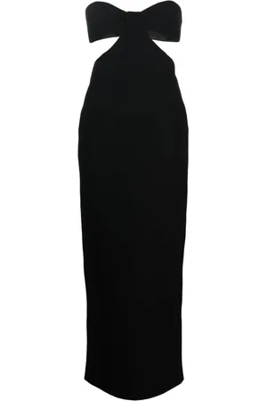Ilkyaz Ozel Bustier-Neckline Cut-Out Dress