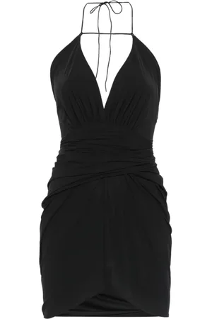 Amazuìn V-Neck Jersey Mini Dress