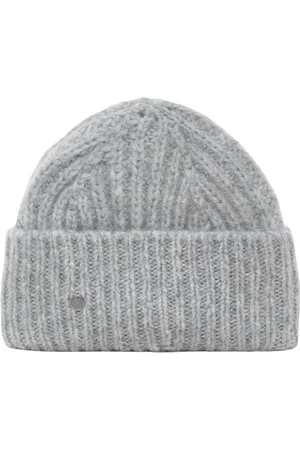 Closed Ribbed Alpaca Blend Foldover Beanie