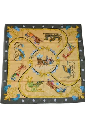 Hermès Pre-owned Scarves, male, , ONE SIZE, Pre-owned Silk scarves